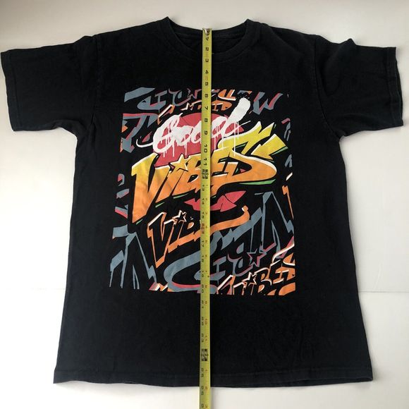 Good Vibes Bailey Apparel Black Tee Size Medium - Picture 7 of 8